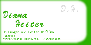 diana heiter business card